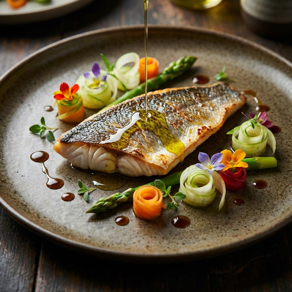 Lubina a la parrilla